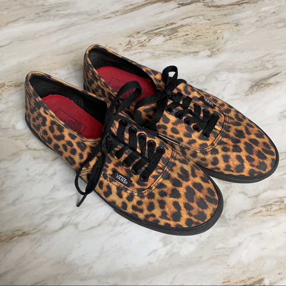 Leopard Print Vans - image 1